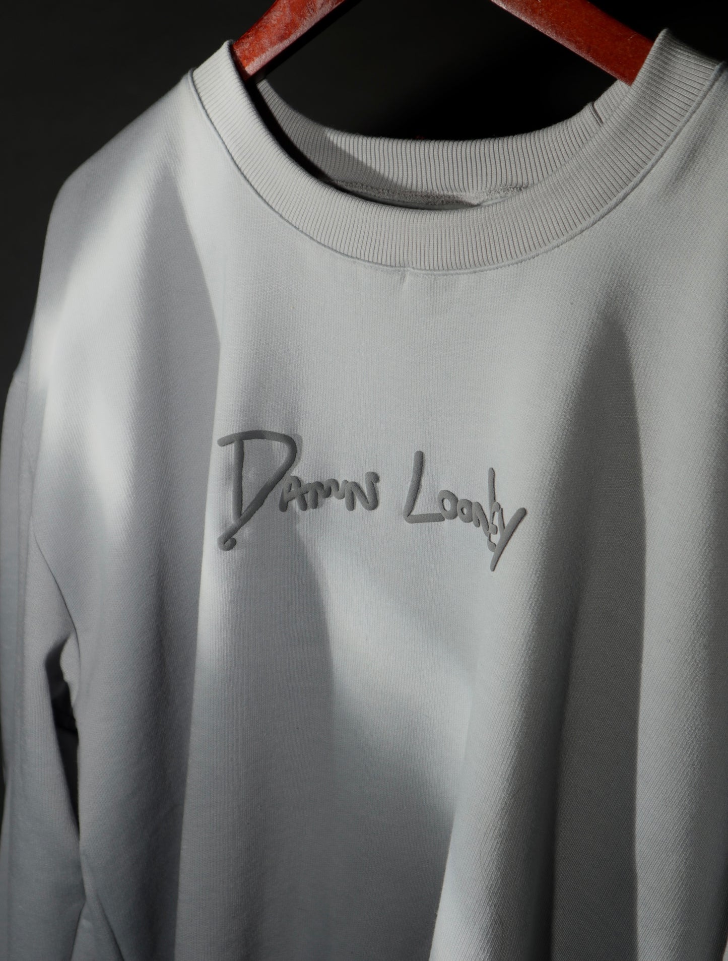 Orange on Grey Sweatshirt