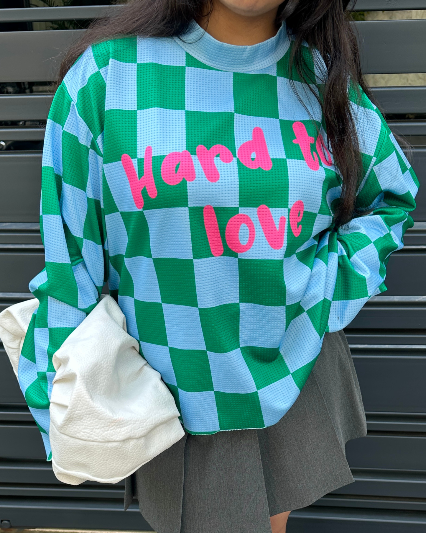 Hard to love waffle tee
