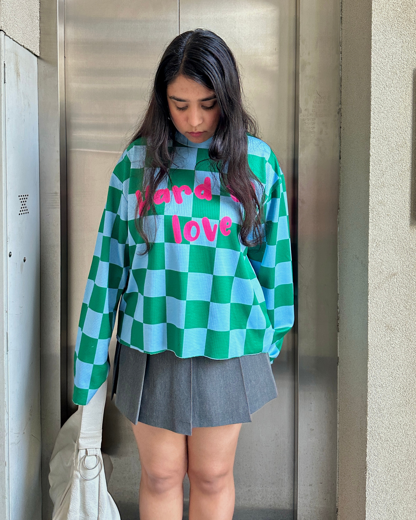 Hard to love waffle tee