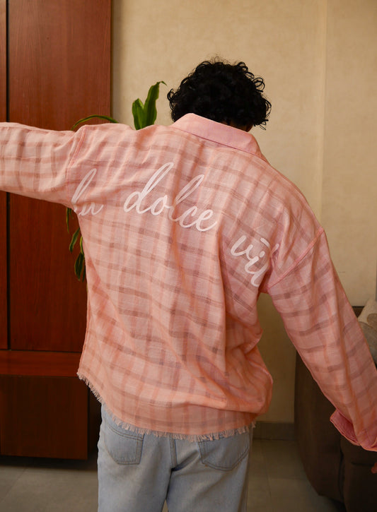 Peach Paloma Shirt