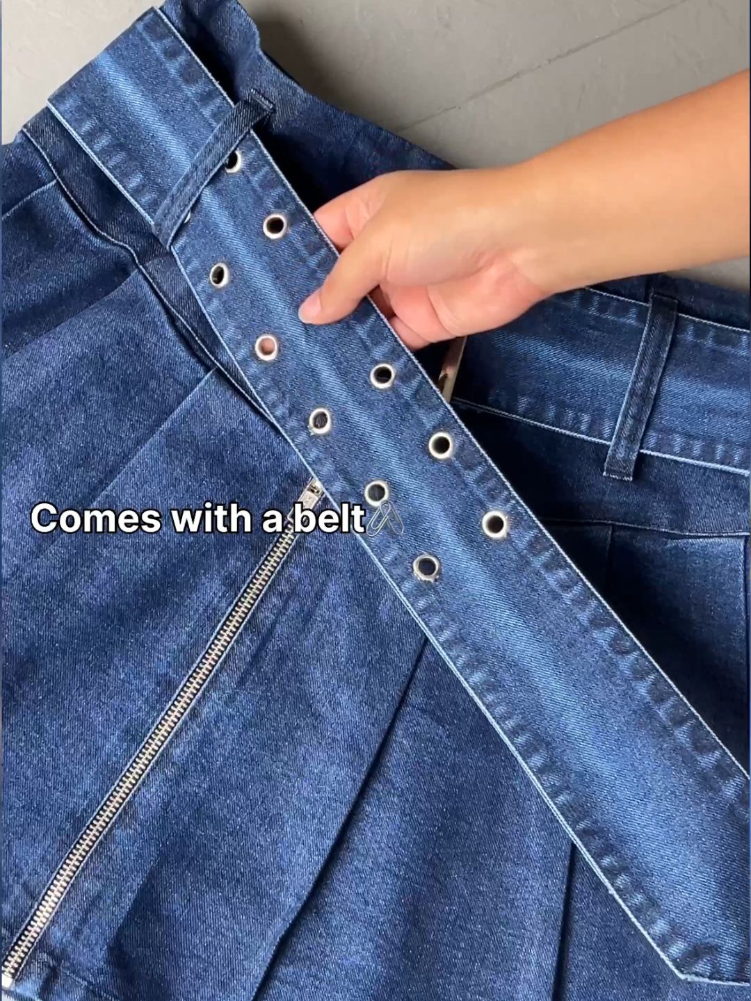 Denim Skort