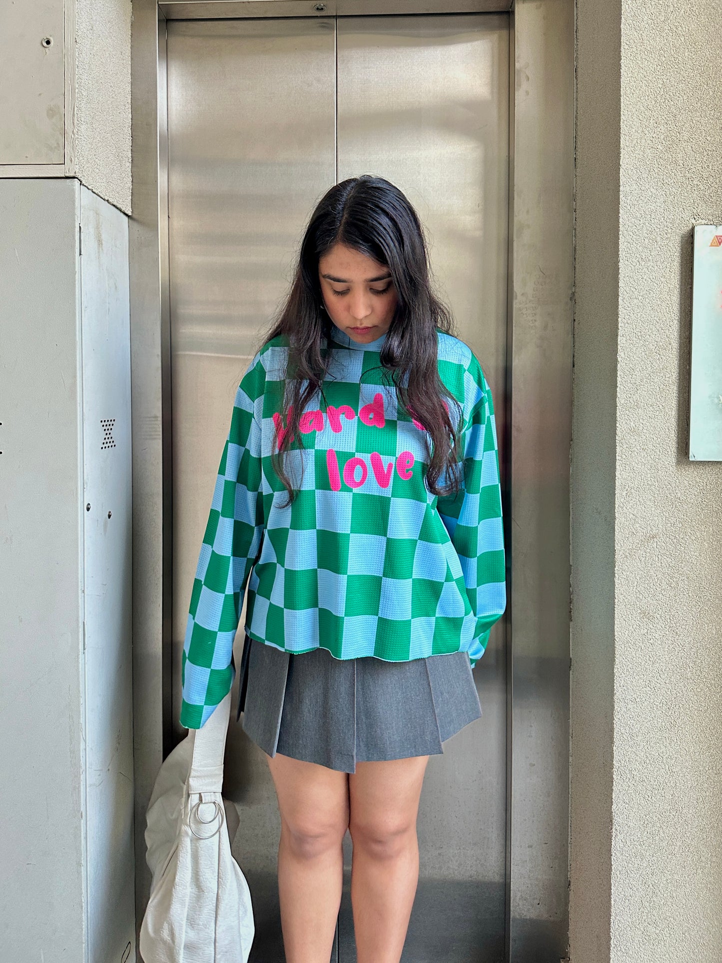 Hard to love waffle tee