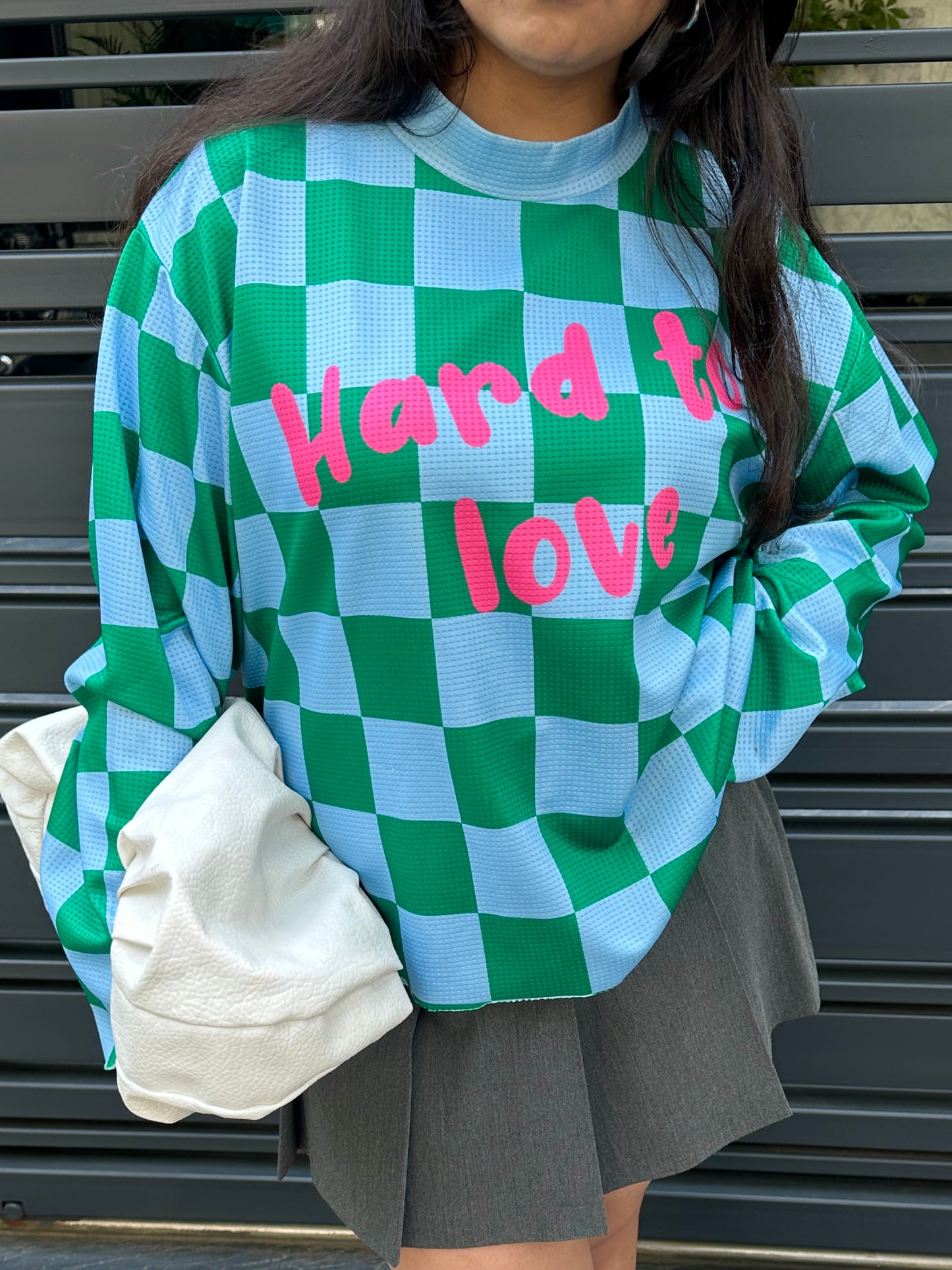 Hard to love waffle tee