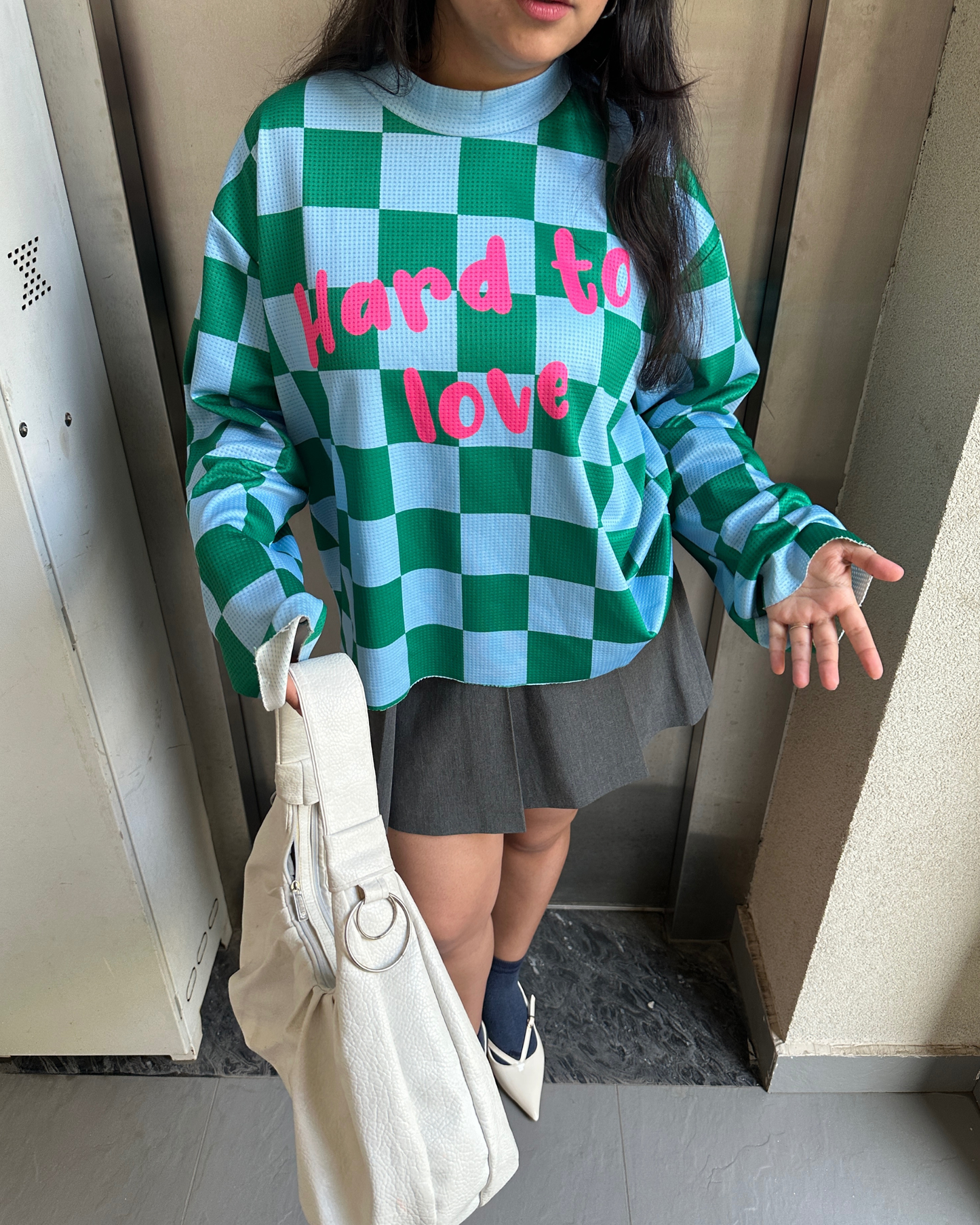 Hard to love waffle tee