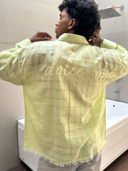 Lime Paloma Shirt