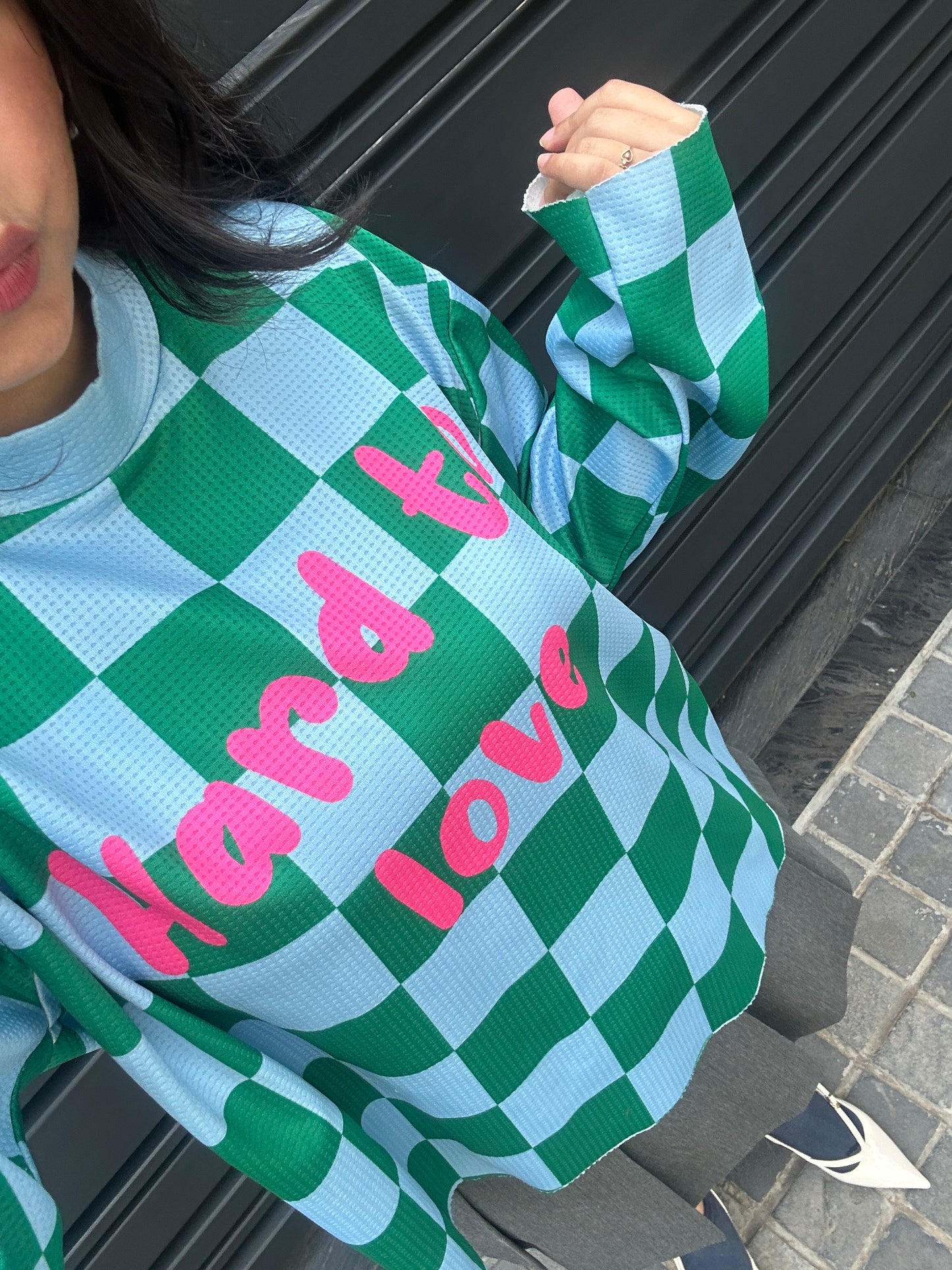 Hard to love waffle tee