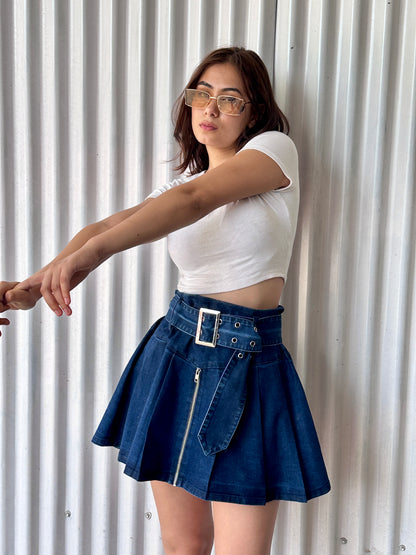 Denim Skort